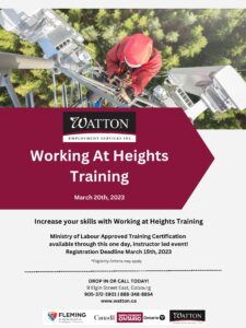 Working at Heights Training @ Watton Employment Services