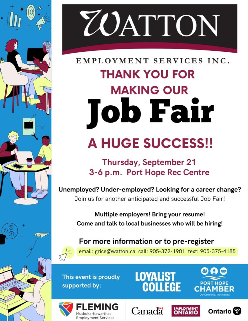 Job Fair Sept 2023 Thank you